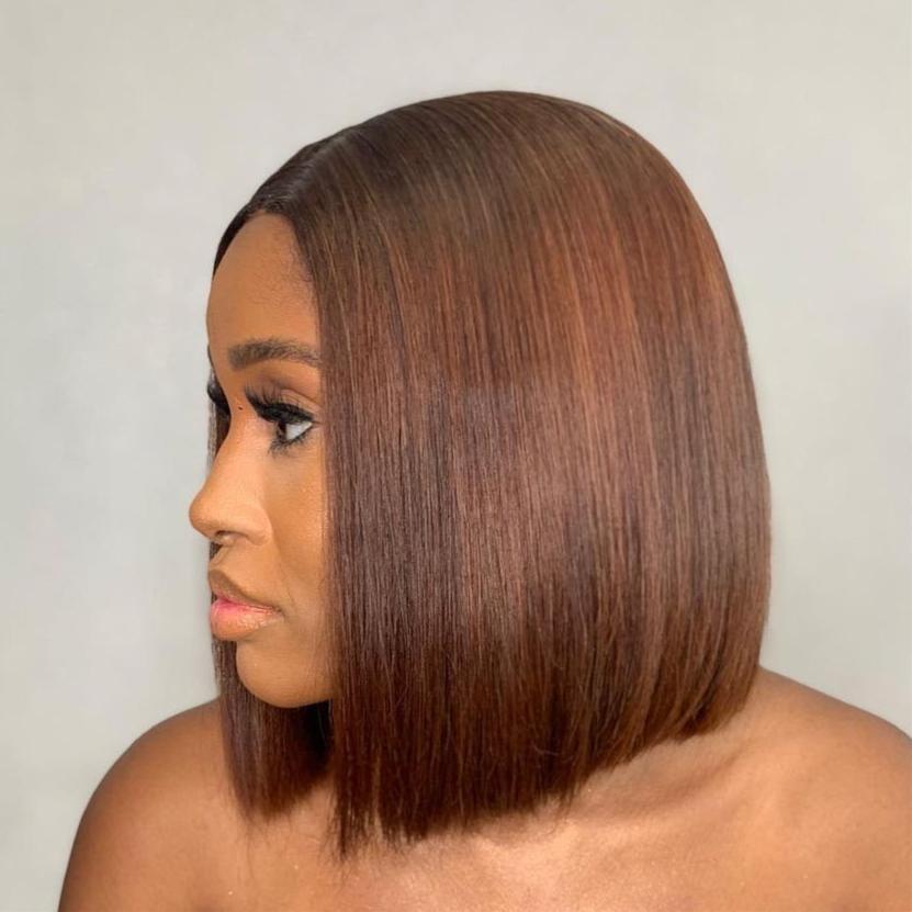 Zefi Super Silky Bob Wig - Copper Brown