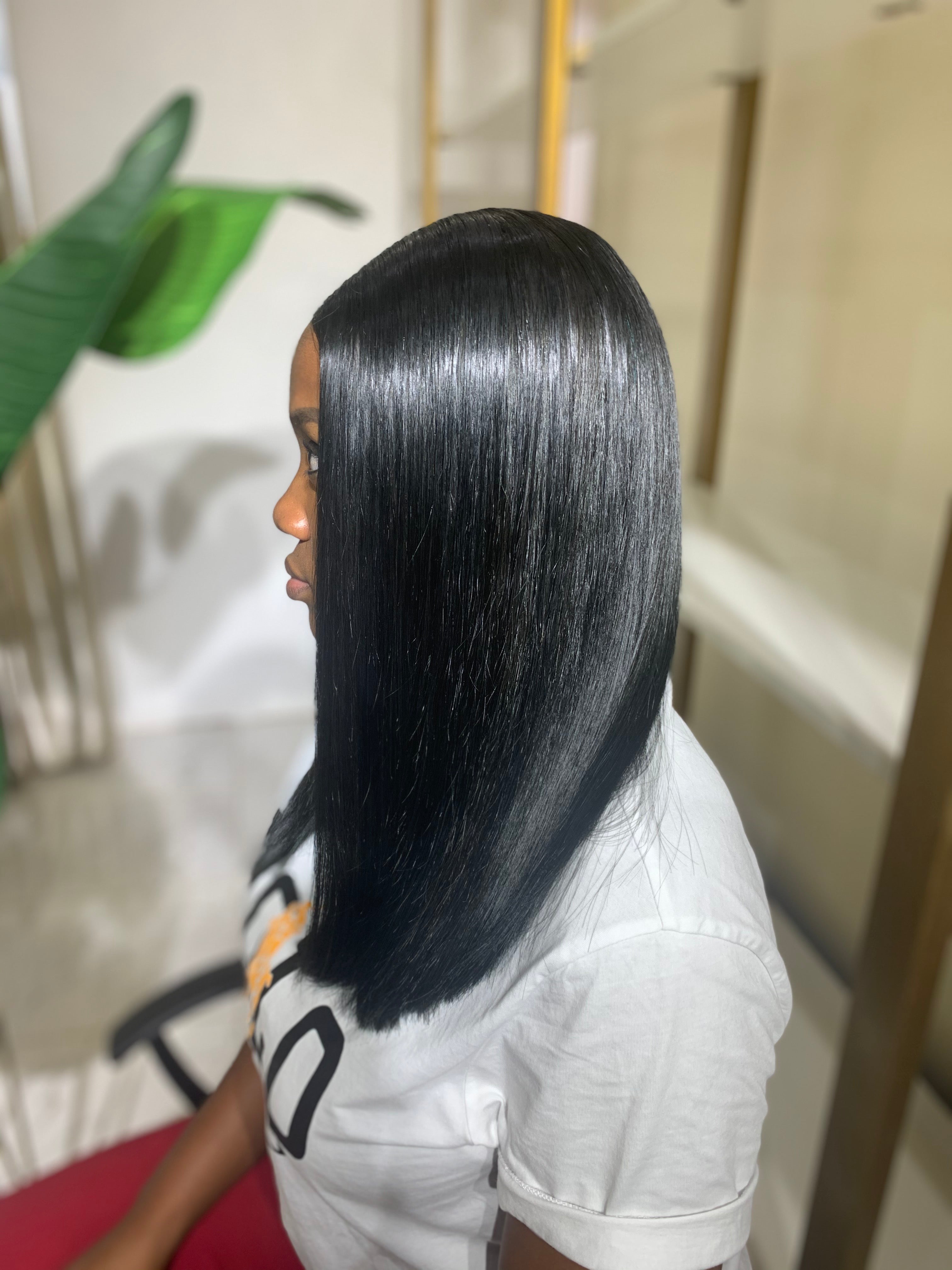 Emerald Super Silky Bone Straight Wig